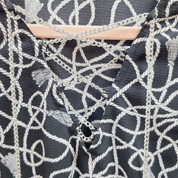 Michael Kors Chainlink Blouse - Picture 5 of 10